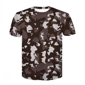 New 2019 Black lightning camouflage Men Compression Shirts + Leggings Base Layer Brand short Sleeve T Shirt Clothing