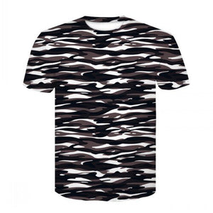 New 2019 Black lightning camouflage Men Compression Shirts + Leggings Base Layer Brand short Sleeve T Shirt Clothing