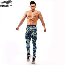 Load image into Gallery viewer, New 2019 Black lightning camouflage Men Compression Shirts + Leggings Base Layer Brand short Sleeve T Shirt Clothing