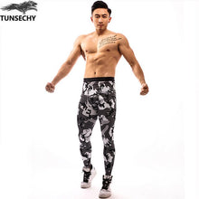 Load image into Gallery viewer, New 2019 Black lightning camouflage Men Compression Shirts + Leggings Base Layer Brand short Sleeve T Shirt Clothing