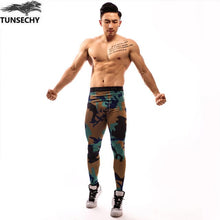 Load image into Gallery viewer, New 2019 Black lightning camouflage Men Compression Shirts + Leggings Base Layer Brand short Sleeve T Shirt Clothing