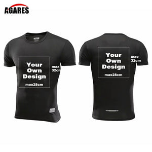 2019 S-4XL Your OWN Design Brand Logo/Picture Custom Men and women t-shirt fast drying Plus Size T Shirt Men Clothing 310 SA-8