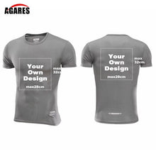 Load image into Gallery viewer, 2019 S-4XL Your OWN Design Brand Logo/Picture Custom Men and women t-shirt fast drying Plus Size T Shirt Men Clothing 310 SA-8