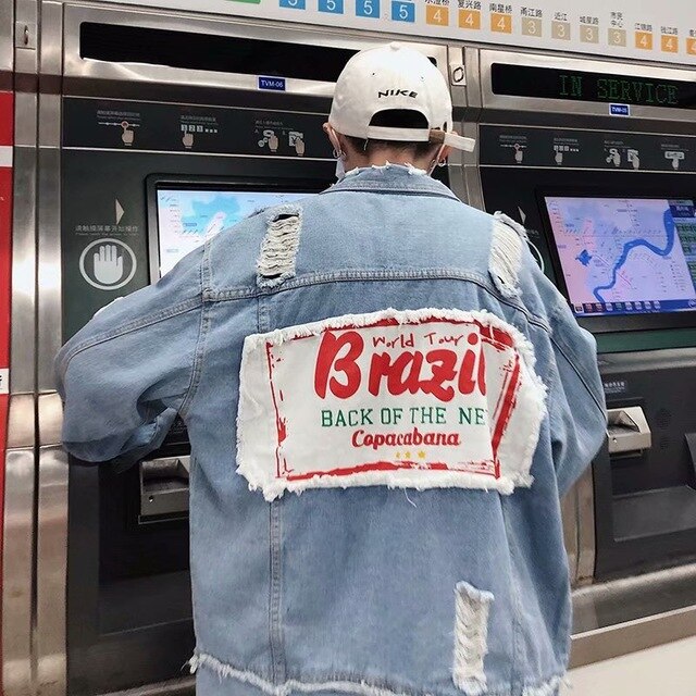 Zogaa 2019 New Men's Denim Jacket  Spring Autumn Harajuku BF Wind Korean Version Handsome Casual Jacket Men's Clothing