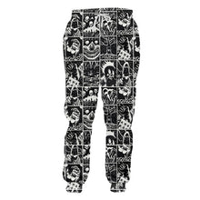 Load image into Gallery viewer, UJWI 3D Full Printed Black And White Comics Horror Hooded Jacket Pants Men&#39;s Custom Street Winter Suit Big Size Fashion Clothing