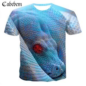 Men's T-shirt 2019 Summer Aurora Wolf 3D Print Fashion Men's Casual Tops Large Size 6XL Cool Men's T-Shirt Clothing New