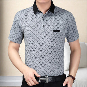 Thoshine 2018 Summer Men Polo Shirt 95% Viscose Male Print Polo Shirts Cool Camisa Turn-Down Collar Tops Adult Casual Clothing