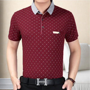 Thoshine 2018 Summer Men Polo Shirt 95% Viscose Male Print Polo Shirts Cool Camisa Turn-Down Collar Tops Adult Casual Clothing