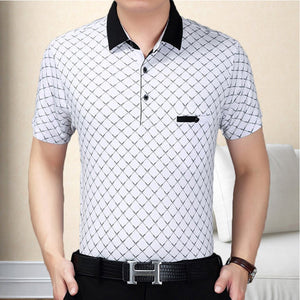 Thoshine 2018 Summer Men Polo Shirt 95% Viscose Male Print Polo Shirts Cool Camisa Turn-Down Collar Tops Adult Casual Clothing