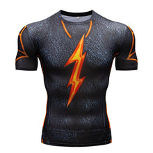 Load image into Gallery viewer, Men&#39;s T-Shirt Gyms Fitness Slim Tops 3D Super Hero Superman Compression Shirt Fitness T-Shirt Summer stretch Round neck clothing