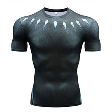 Load image into Gallery viewer, Men&#39;s T-Shirt Gyms Fitness Slim Tops 3D Super Hero Superman Compression Shirt Fitness T-Shirt Summer stretch Round neck clothing