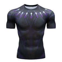 Load image into Gallery viewer, Men&#39;s T-Shirt Gyms Fitness Slim Tops 3D Super Hero Superman Compression Shirt Fitness T-Shirt Summer stretch Round neck clothing